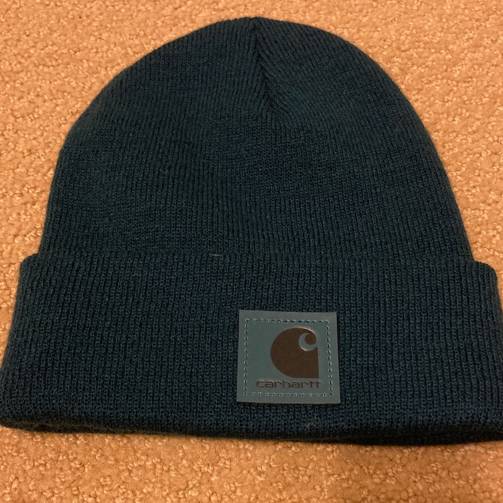 Carhartt teal beanie new without tags